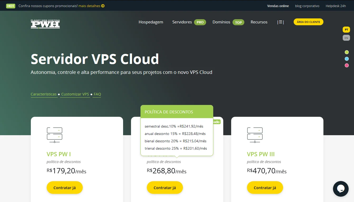 Diga Olá para Nossos Novos Servidores VPS no Brasil